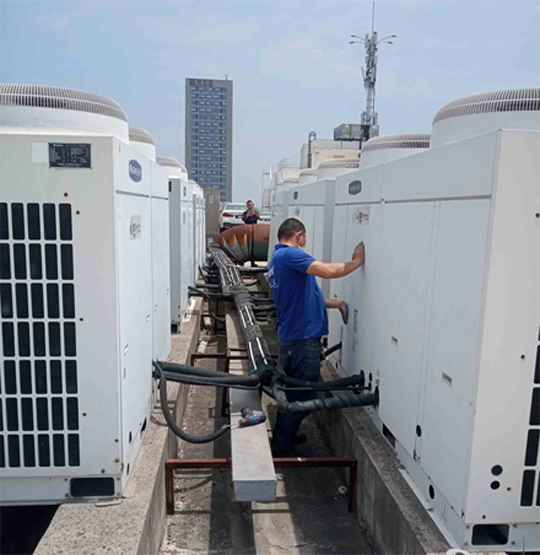 菏泽市中央空调制热和不制冷系统维修方法